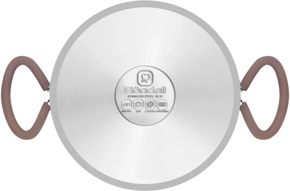 Кастрюля Rondell Etery RDS-1599 3.1л. d=20см (с крышкой) стальной Кастрюля Rondell Etery RDS-1599 3.1л. d=20см (с крышкой) стальной