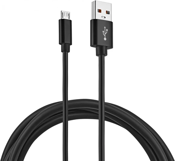Кабель KingPrice KP-microUSB-2.4A-2m USB (m)-micro USB (m) 2м черный