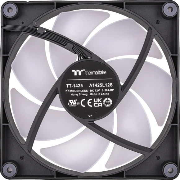 Вентилятор для корпуса Thermaltake CT140 ARGB 140х140x25 черный 4-pin 30.5дБ (упак.:2шт) (CL-F150-PL14SW-A) Ret Вентилятор для корпуса Thermaltake CT140 ARGB 140х140x25 черный 4-pin 30.5дБ (упак.:2шт) (CL-F150-PL14SW-A) Ret