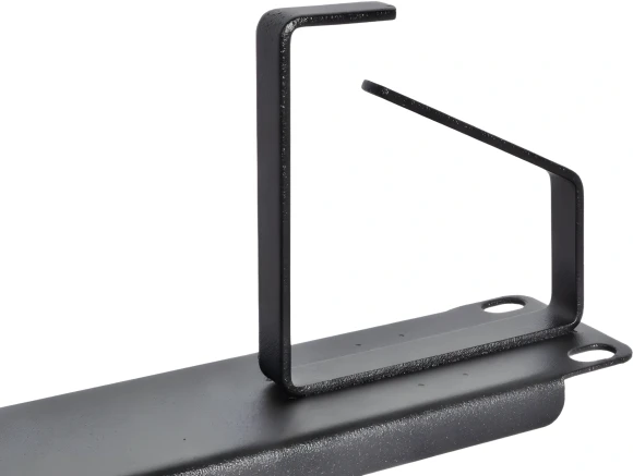 Кабельный органайзер горизонтальный ЦМО ГКО-1-6-9005 односторонний кольца 1U шир.:19" глуб.:85мм 6 колец, черный Кабельный органайзер горизонтальный ЦМО ГКО-1-6-9005 односторонний кольца 1U шир.:19" глуб.:85мм 6 колец, черный