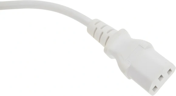 Шнур питания Lanmaster LAN-PP13/14-1.0-WH C13-С14 проводник.:3x0.75мм2 1м 220В 10А белый