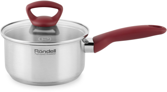 Кастрюля Rondell Heidi RDS-1114 4.8л. d=24см (с крышкой) стальной