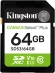 Флеш карта SDXC 64GB Kingston SDS3/64GB Canvas Select Plus V10 w/o adapter