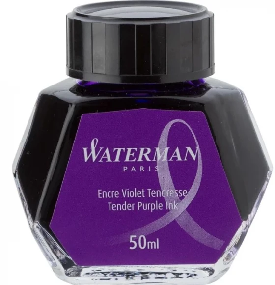 Флакон с чернилами Waterman (S0110750) Tender Purple чернила 50мл для ручек перьевых