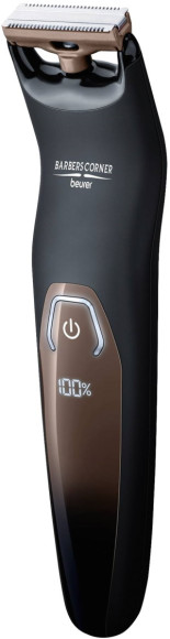 Триммер Beurer HR6000 черный (насадок в компл:1шт)