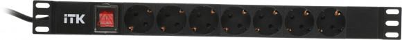 Блок распределения питания ITK PH12-7D1-P гор.размещ. 7xSchuko базовые 16A Schuko 2м Блок распределения питания ITK PH12-7D1-P гор.размещ. 7xSchuko базовые 16A Schuko 2м