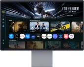 Монитор Samsung 32" Smart Monitor M9 LS32FM902SIXCI графитовый серый OLED LED 16:9 HDMI M/M Cam матовая HAS 250cd 178гр/178гр 3840x2160 165Hz FreeSync Premium Pro DP 4K USB 8.4кг Монитор Samsung 32" Smart Monitor M9 LS32FM902SIXCI графитовый серый OLED LED 16:9 HDMI M/M Cam матовая HAS 250cd 178гр/178гр 3840x2160 165Hz FreeSync Premium Pro DP 4K USB 8.4кг