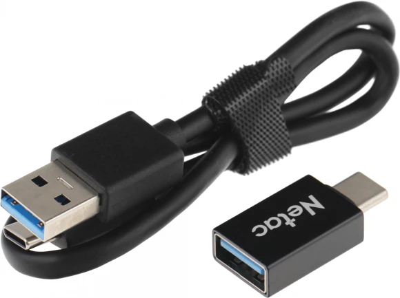 Накопитель SSD Netac USB-C 120Gb NT01Z7S-120G-32BK Z7S 2.5" черный Накопитель SSD Netac USB-C 120Gb NT01Z7S-120G-32BK Z7S 2.5" черный