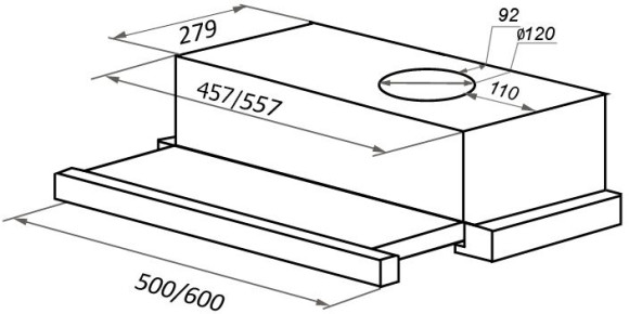 Вытяжка встраиваемая Maunfeld VS Light 50 черный управление: кулисные переключатели (1 мотор) Вытяжка встраиваемая Maunfeld VS Light 50 черный управление: кулисные переключатели (1 мотор)