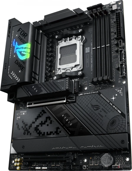 Материнская плата Asus ROG STRIX X870-F GAMING WIFI Socket AM5 AMD X870 4xDDR5 ATX AC`97 8ch(7.1) 2.5Gg RAID+HDMI+DP