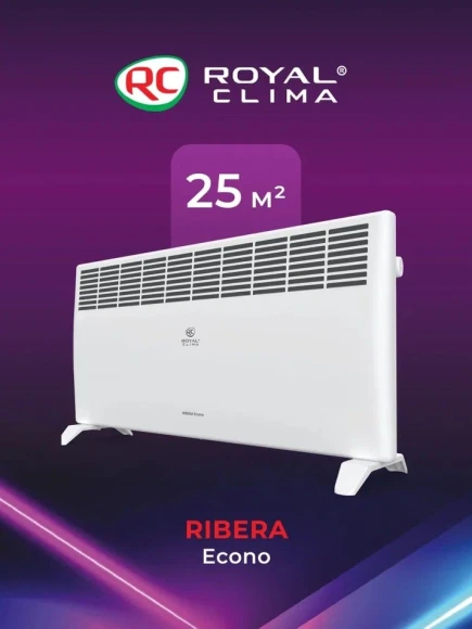 Конвектор Royal Clima Ribera Econo REC-RE2000M 2000Вт белый Конвектор Royal Clima Ribera Econo REC-RE2000M 2000Вт белый