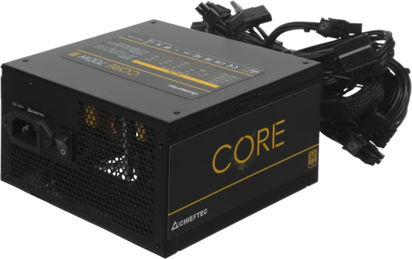 Блок питания Chieftec ATX 700W CORE BBS-700S-Bulk 80+ gold (20+4pin) APFC 120mm fan 6xSATA Блок питания Chieftec ATX 700W CORE BBS-700S-Bulk 80+ gold (20+4pin) APFC 120mm fan 6xSATA