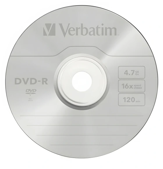 Диск DVD-R Verbatim 4.7Gb 16x Cake Box (10шт) (43523)