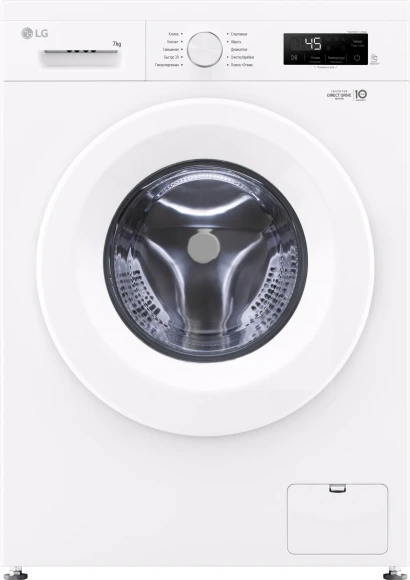 Стиральная машина LG F2Y1HS3W класс: A загр.фронтальная макс.:7кг белый инвертер