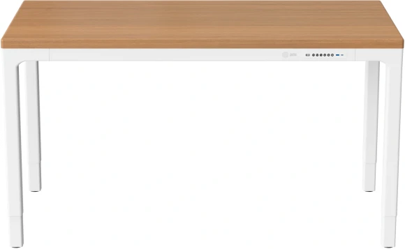 Стол для компьютера Cactus CS-ET-WWD электропривод столешница массив тропического дерева Сипо Махагони белый красное дерево каркас белый 160x75x80см