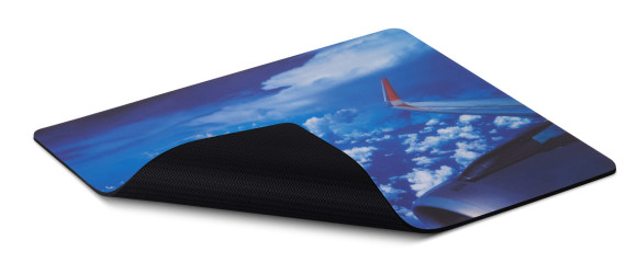 Коврик для мыши Buro BU-R51748 Мини рисунок/самолет 220x180x2мм