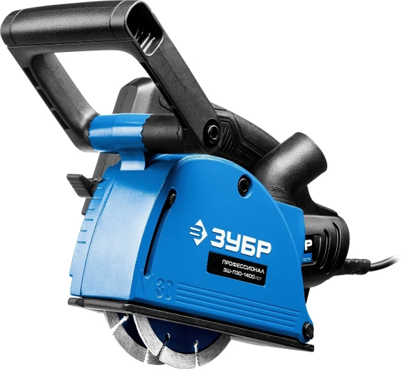 Штроборез Зубр Профессионал ЗШ-П30-1400 ПСТ 8800об/мин 1400W синий