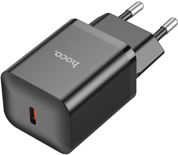 Сетевое зар./устр. Hoco N27 Black 20W 3A+2.22A+1.67A (PD+QC+AFC) USB-C универсальное черный Сетевое зар./устр. Hoco N27 Black 20W 3A+2.22A+1.67A (PD+QC+AFC) USB-C универсальное черный