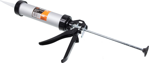 Пистолет для герметика Вихрь 73/3/6/2 механический закрытый серебристый/черный