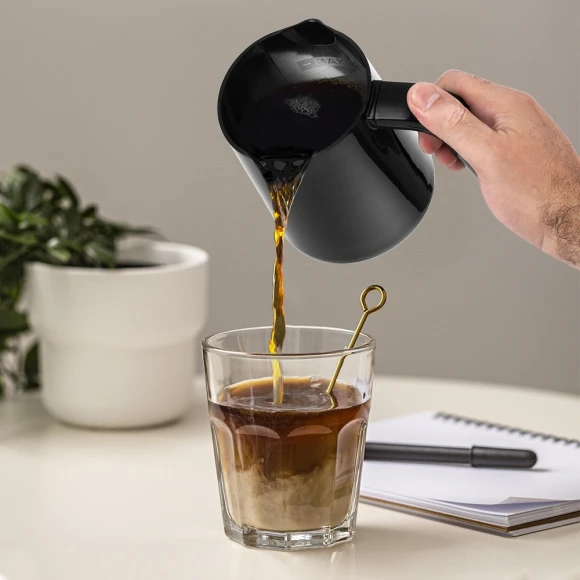 Кофеварка Электрическая турка Kitfort КТ-761-1 480Вт черный