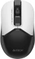 Мышь A4Tech Fstyler FG12S Panda белый/черный оптическая 1200dpi silent беспров. USB 3but