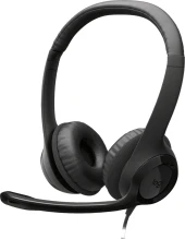 Наушники с микрофоном Logitech H390 черный 1.9м накладные USB оголовье (981-000485) Наушники с микрофоном Logitech H390 черный 1.9м накладные USB оголовье (981-000485)