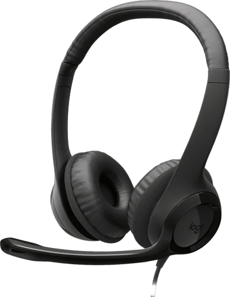 Наушники с микрофоном Logitech H390 черный 1.9м накладные USB оголовье (981-000485) Наушники с микрофоном Logitech H390 черный 1.9м накладные USB оголовье (981-000485)
