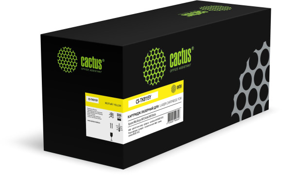 Картридж лазерный Cactus CS-TK8115Y TK-8115Y желтый (6000стр.) для Kyocera Mita Ecosys M8124cidn/M8130cidn Картридж лазерный Cactus CS-TK8115Y TK-8115Y желтый (6000стр.) для Kyocera Mita Ecosys M8124cidn/M8130cidn