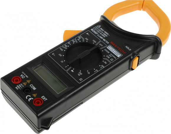 Клещи токоизмерительные Mastech M266F цифр. измер.ток:переменный черный/желтый (13-1304)