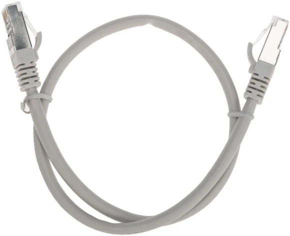 Патч-корд Rexant 02-0390-05 S/FTP RJ-45 вил. кат.6A 0.5м серый LSZH