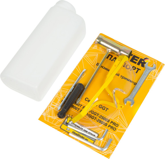 Триммер бензиновый Huter GGT-2900T PRO 2900Вт 3.9л.с. неразбор.штан. реж.эл.:леска/нож