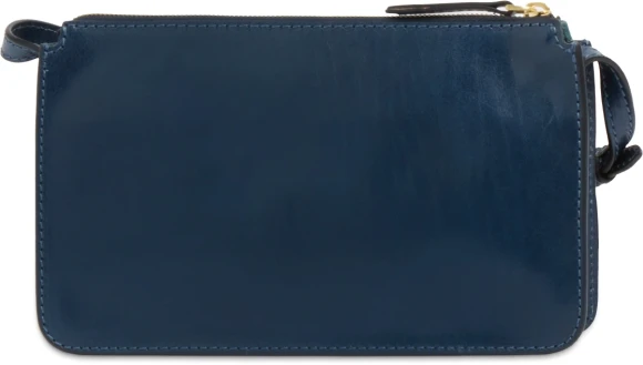 Сумка кросс-боди женская The Bridge Lucrezia 04150501/YH темно-синяя натур.кожа