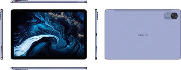 Планшет Digma Pro Infinity G85 (2.0) 8C RAM8Gb ROM128Gb 10.1" In-Cell 1920x1200 4G Android 14 голубой 13Mpix 5Mpix BT WiFi microSD 256Gb 7000mAh 200hrs