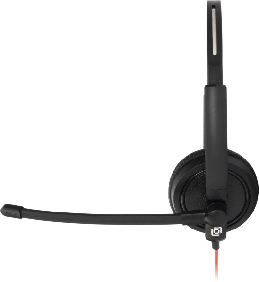 Наушники с микрофоном Оклик HS-L900 черный 2.8м накладные оголовье (1532022)