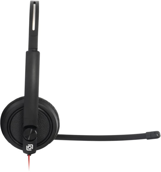 Наушники с микрофоном Оклик HS-L900 черный 2.8м накладные оголовье (1532022)