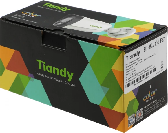 Камера видеонаблюдения IP Tiandy TC-C32WP I5W/E/Y/2.8mm/V4.2 2.8-2.8мм цв. корп.:белый (TC-C32WP I5W/E/Y/2.8/V4.2)
