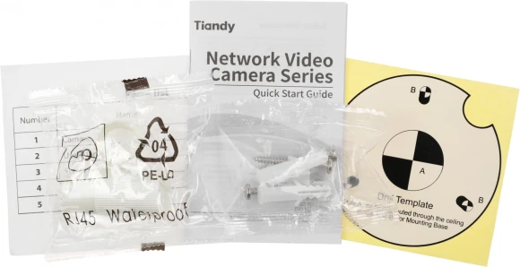 Камера видеонаблюдения IP Tiandy TC-C32WP I5W/E/Y/2.8mm/V4.2 2.8-2.8мм цв. корп.:белый (TC-C32WP I5W/E/Y/2.8/V4.2)