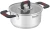 Кастрюля Rondell Stripes RDS-1636 1.2л. d=16см (с крышкой) стальной