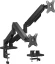Кронштейн для мониторов Ultramounts UM740 черный 17"-32" макс.18кг крепление к столешнице поворот и наклон