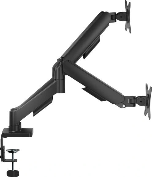 Кронштейн для мониторов Ultramounts UM740 черный 17"-32" макс.18кг крепление к столешнице поворот и наклон