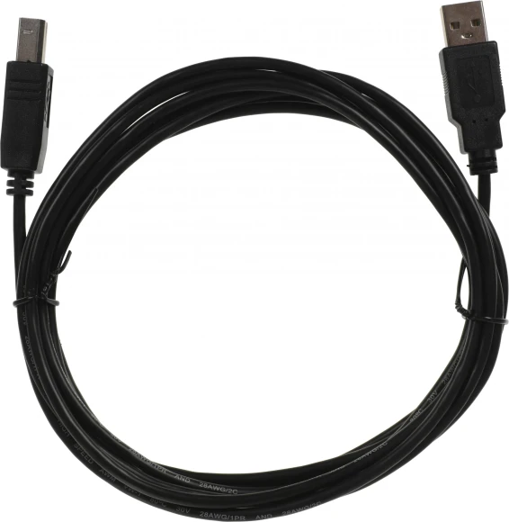 Кабель KingPrice KP-AmBm-v2-3m ver2.0 USB A (m) USB B(m) 3м черный