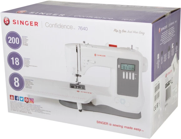 Швейная машина Singer Confidence 7640 белый