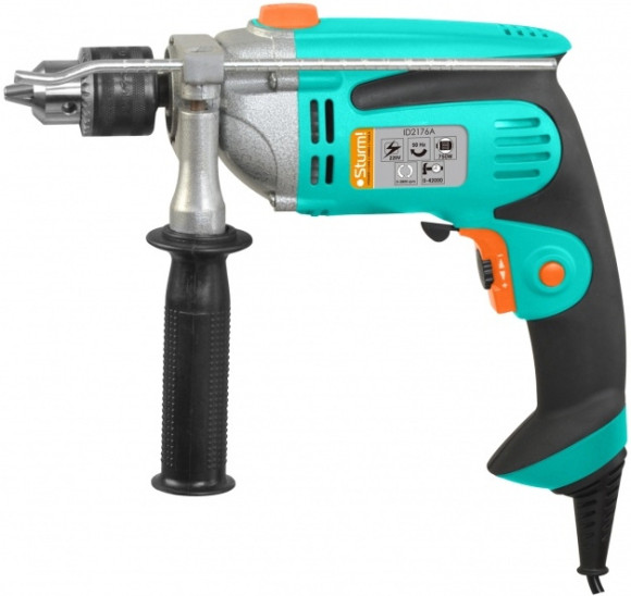 Дрель ударная Sturm! ID2176A 750Вт ключевой реверс Дрель ударная Sturm! ID2176A 750Вт ключевой реверс