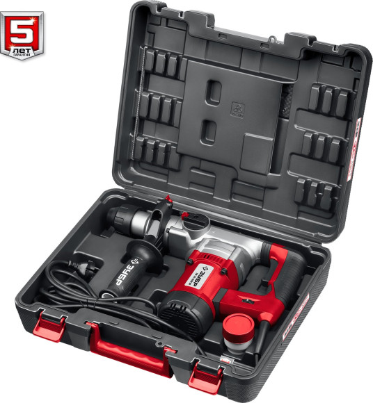 Перфоратор Зубр ПВ-32-1500 ЭВ патрон:SDS-plus уд.:5Дж 1500Вт (кейс в комплекте)