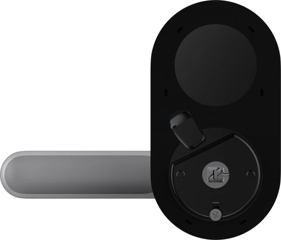 Умный замок Aqara Smart Door Lock U300 накладной разбл.отпеч.паль./код/пар/NFC/прил/мех.кл серый (DL-D02D_GR)