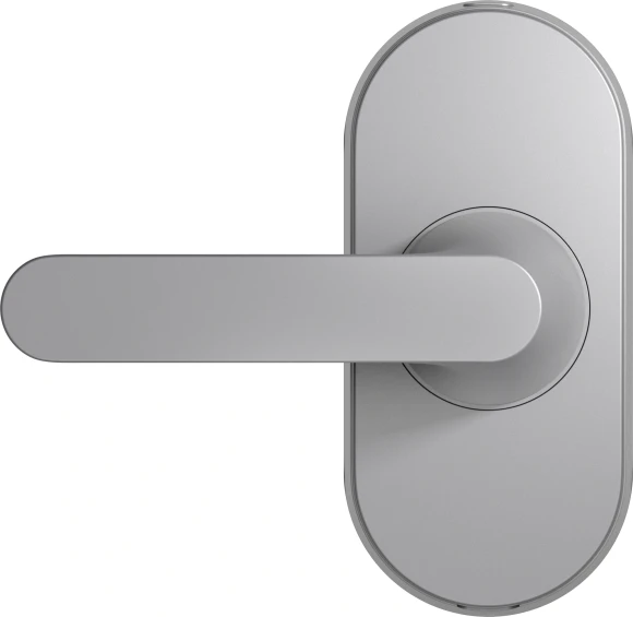 Умный замок Aqara Smart Door Lock U300 накладной разбл.отпеч.паль./код/пар/NFC/прил/мех.кл серый (DL-D02D_GR)