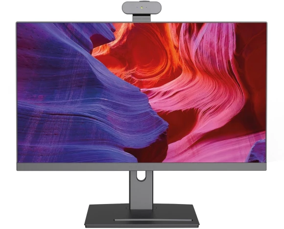 Моноблок Digma Pro Vision 23.8" Full HD i5 1235U (1.3) 16Gb SSD512Gb Iris Xe CR Windows 11 Pro Eth WiFi BT 90W клавиатура мышь Cam черный 1920x1080
