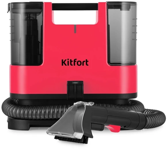 Пылесос моющий Kitfort КТ-5162 400Вт малиновый/черный Пылесос моющий Kitfort КТ-5162 400Вт малиновый/черный