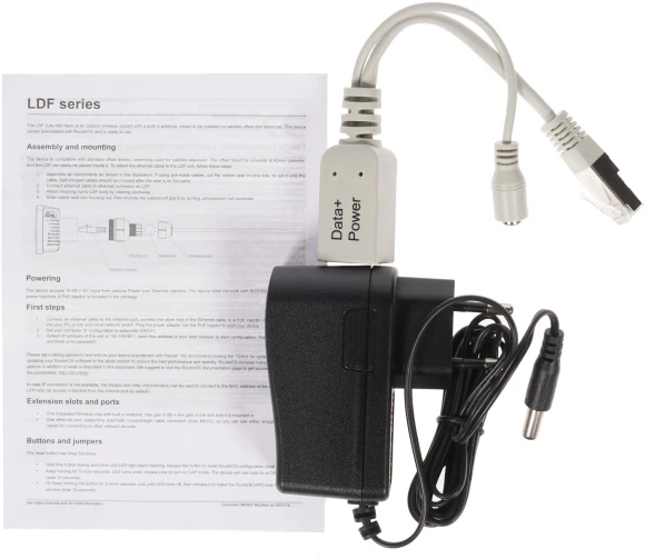 Точка доступа MikroTik LDF 5 (RBLDF-5ND) N300 10/100BASE-TX белый Точка доступа MikroTik LDF 5 (RBLDF-5ND) N300 10/100BASE-TX белый