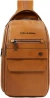 Рюкзак слинг мужской Piquadro Solm CA7028S141/CU табачный натур.кожа